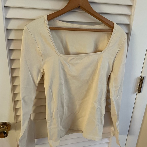 OQQ Two Square neck long sleeve women’s large - Picture 2 of 5